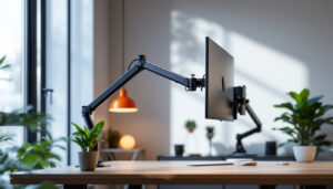 A photograph of a sleek