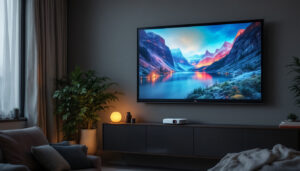 A photograph of a sleek