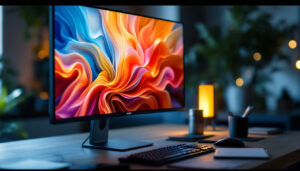 A photograph of a sleek