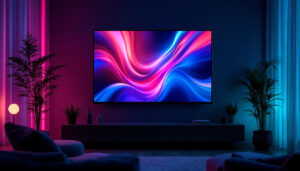 A photograph of a sleek