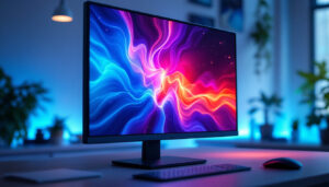 A photograph of a sleek