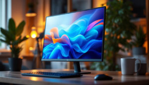 A photograph of a sleek