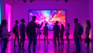 A photograph of a vibrant