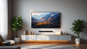 A photograph of a sleek