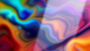 A photograph of a close-up of an active matrix liquid crystal display (amoled or lcd) showcasing vibrant colors and sharp details