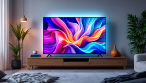 A photograph of a sleek
