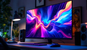 A photograph of a sleek