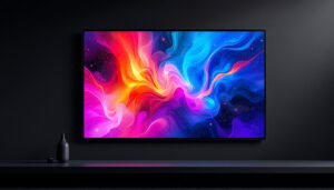 A photograph of a sleek