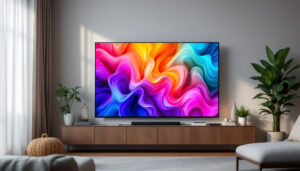 A photograph of a sleek