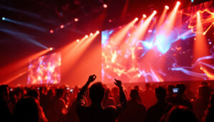 A photograph of a vibrant