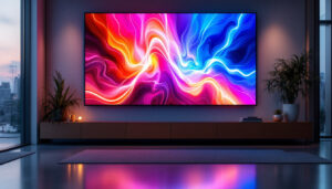 A photograph of a sleek