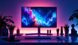 A photograph of a sleek