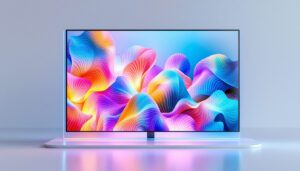 A photograph of a sleek