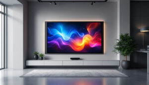A photograph of a sleek