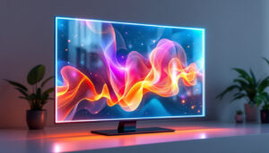 A photograph of a sleek