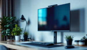 A photograph of a sleek