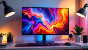 A photograph of a sleek