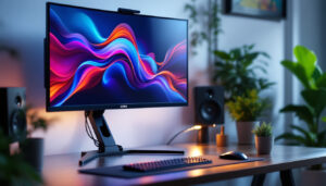 A photograph of a sleek