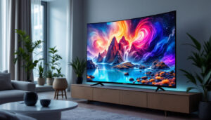 A photograph of a sleek