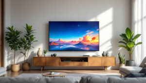 A photograph of a sleek