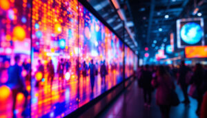 A photograph of a vibrant