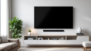 A photograph of a sleek