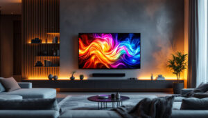 A photograph of a sleek