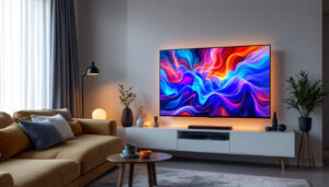 A photograph of a sleek