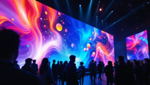 A photograph of a vibrant