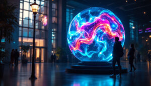 A photograph of a vibrant