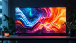A photograph of a sleek