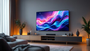 A photograph of a sleek