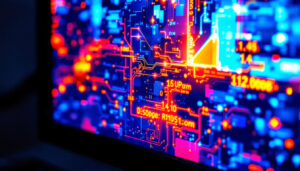 A photograph of a high-resolution led display showcasing vibrant colors and intricate details