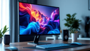 A photograph of a sleek