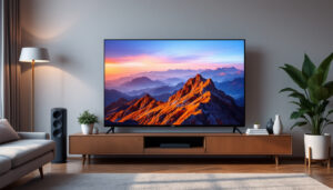A photograph of a sleek
