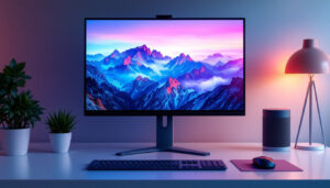 A photograph of a sleek
