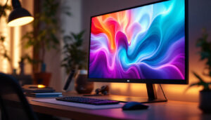A photograph of a sleek