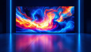 A photograph of a vibrant