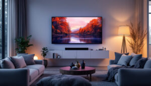 A photograph of a sleek