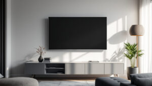 A photograph of a sleek