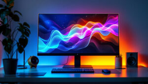 A photograph of a sleek
