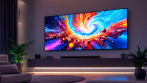 A photograph of a sleek