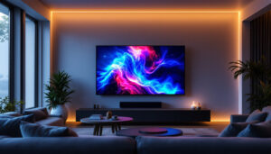 A photograph of a sleek