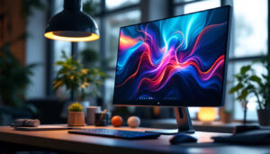 A photograph of a sleek