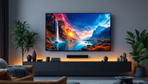 A photograph of a sleek