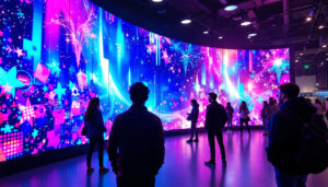 A photograph of a vibrant