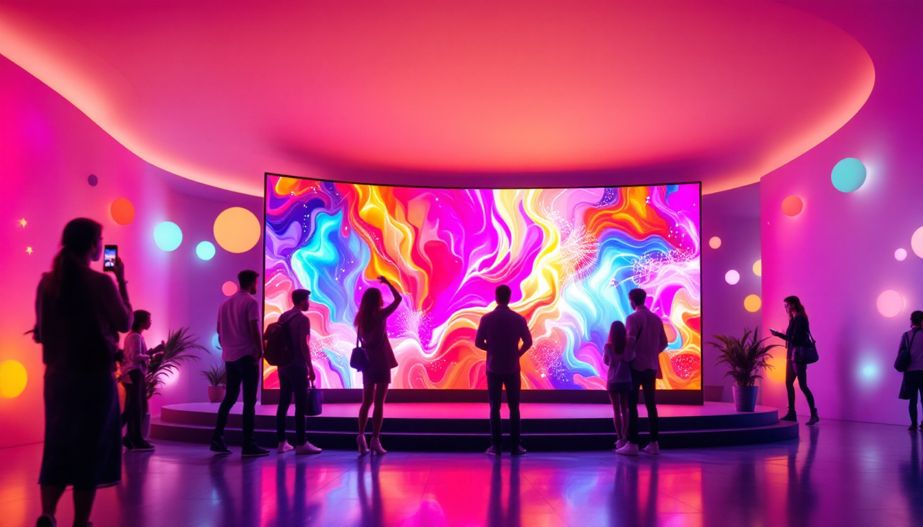 A photograph of a vibrant