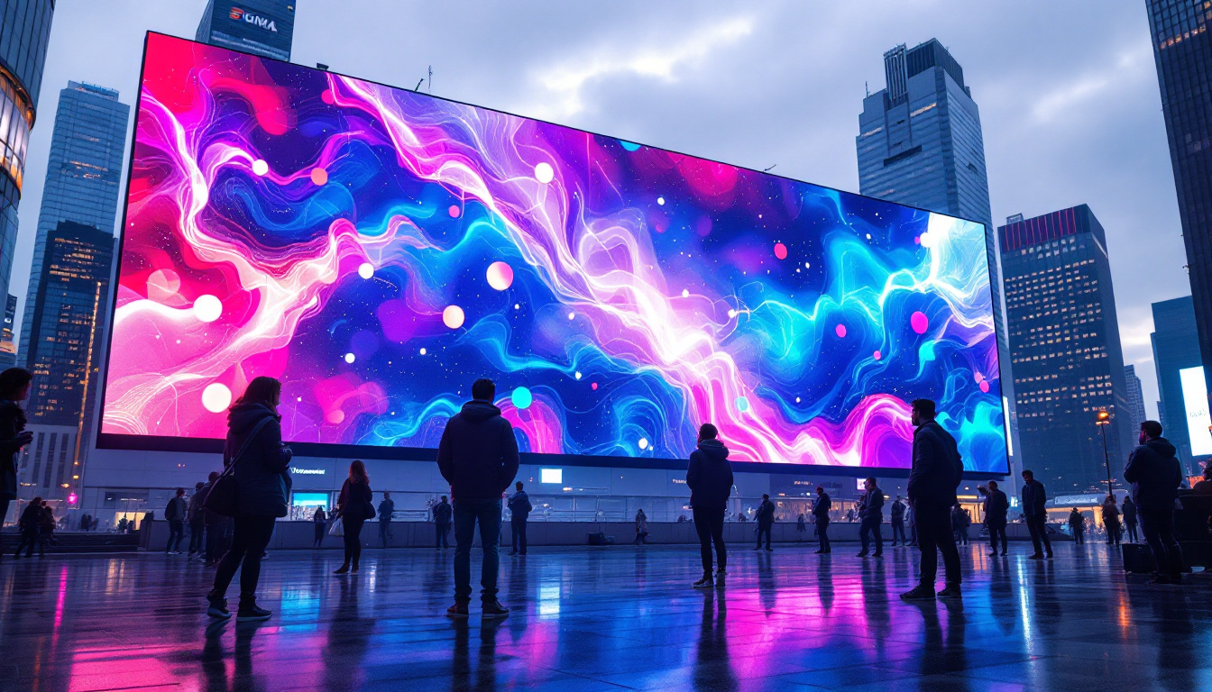 A photograph of a massive