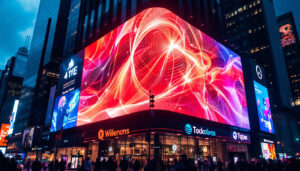 A photograph of a vibrant