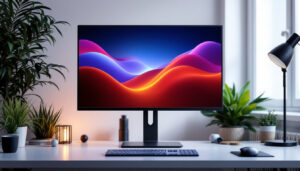 A photograph of a sleek